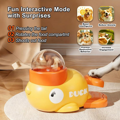 Pet Feeder | Interactive Pet Feeder Toy | Automatic Rotate Dog Food Dispenser