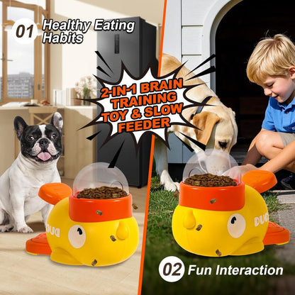 Pet Feeder | Interactive Pet Feeder Toy | Automatic Rotate Dog Food Dispenser