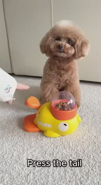 Pet Feeder | Interactive Pet Feeder Toy | Automatic Rotate Dog Food Dispenser