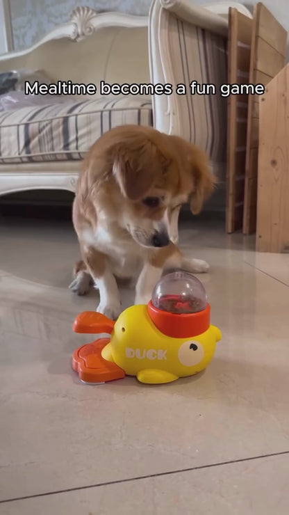 Pet Feeder | Interactive Pet Feeder Toy | Automatic Rotate Dog Food Dispenser